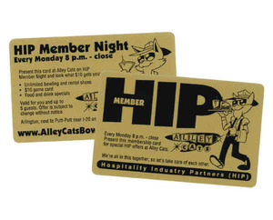 Lightweight Membership Cards, Custom Imprinted With Your Logo!