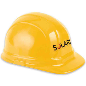Lightweight Polyethylene Slotted Shell Hard Hats, Custom Printed With Your Logo!