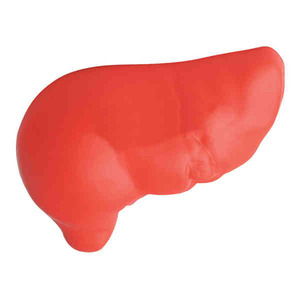 Liver Organ Shaped Stress Ball Squeezies, Customized With Your Logo!