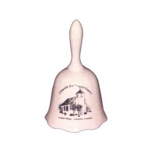 Long Handle Ceramic Porcelain Bells, Custom Imprinted With Your Logo!