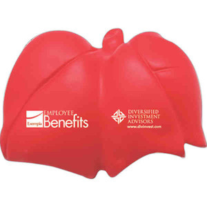 Lung Organ Shaped Stress Ball Squeezies, Custom Decorated With Your Logo!