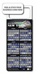 Custom Printed Magnetic Business Card Stock Baseball Schedules