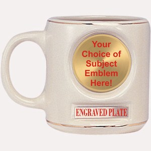 Custom Printed Emblem Mugs