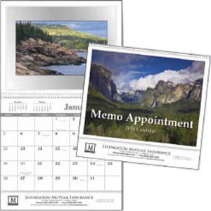 Memo Appointment with Picture Commercial Calendars, Personalized With Your Logo!