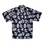 Custom Imprinted Mens Blue Hawaii Hawaiian Camp Shirts