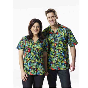 Mens Jungle Jewels Hawaiian Camp Shirts, Personalized With Your Logo!