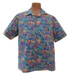 Custom Imprinted Mens Ocean Island Hawaiian Camp Shirts