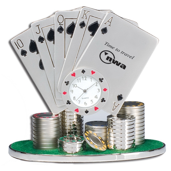 Poker Clocks, Custom Imprinted With Your Logo!