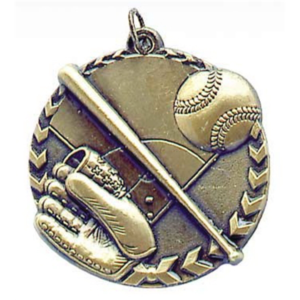 Baseball Millennium Medals, Personalized With Your Logo!