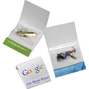 Mini Spoon Matchbook Fishing Lures, Custom Printed With Your Logo!