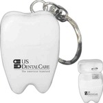 Personalized Mini Tooth Dental Floss Keychains