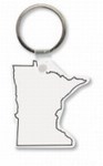 Minnesota State Shaped Key Tags, Custom Printed With Your Logo!