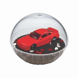 Mobile Mustang Crystal Globes, Customized With Your Logo!