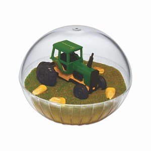 Mobile Tractor Crystal Globes, Custom Imprinted With Your Logo!