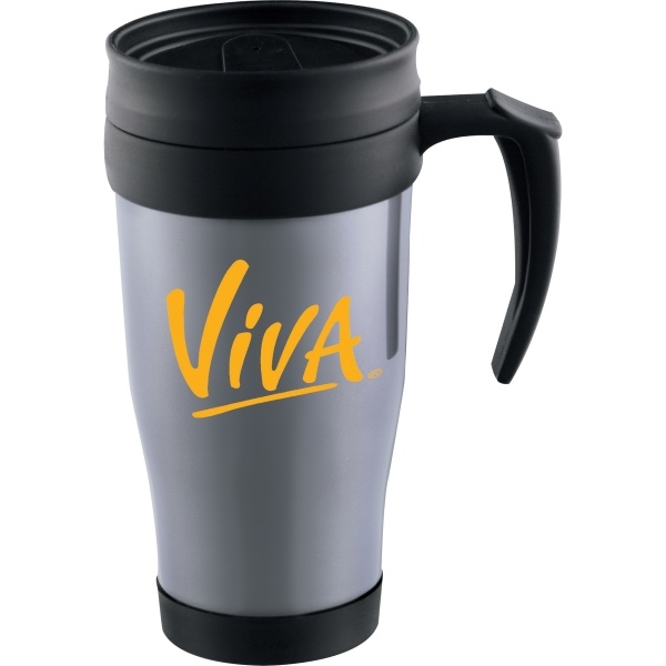 Plastic Travel Mugs, Custom Printed With Your Logo!