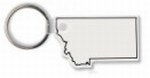 Montana State Shaped Key Tags, Custom Printed With Your Logo!