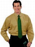 Blue Generation Men's Mustard Twill Shirts, Custom Imprinted With Your Logo!