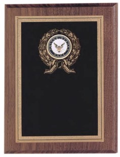 Custom Imprinted Navy Plaques