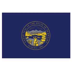 Nebraska State Flags, Custom Printed With Your Logo!