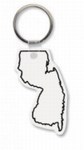 New Jersey State Shaped Key Tags, Custom Printed With Your Logo!