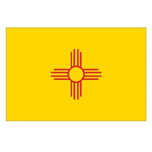 New Mexico State Flags, Custom Printed With Your Logo!