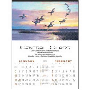 Custom Printed North American Waterfowl Executive Calendars