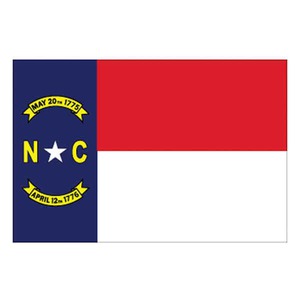 North Carolina State Flags, Custom Printed With Your Logo!