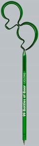 Number 99 Bent Shaped Pens, Custom Printed With Your Logo!
