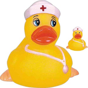 Nurse Rubber Ducks, Custom Printed With Your Logo!