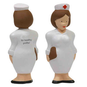 Nurse Shaped Stress Relievers, Customized With Your Logo!