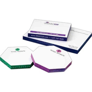 Octagon Shaped Notepad Cubes, Custom Decorated With Your Logo!