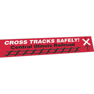 One Color Imprint Removable Adhesive Bumper Stickers, Custom Imprinted With Your Logo!