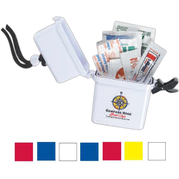 Outdoor Survival Kit Filled Waterproof Containers, Custom Printed With Your Logo!