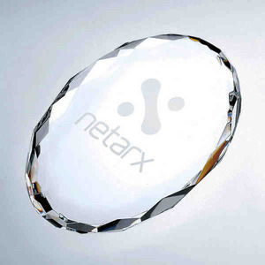 Custom Imprinted Oval Shaped Paperweights
