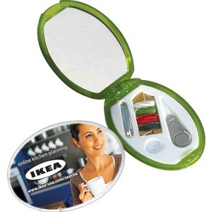 Oval Shaped Sewing Kits, Custom Imprinted With Your Logo!