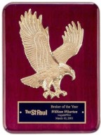 Airflyte Honor Award Plaque Eagle, Custom Engraved With Your Logo!