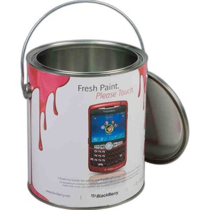 Paint Cans, Custom Printed With Your Logo!