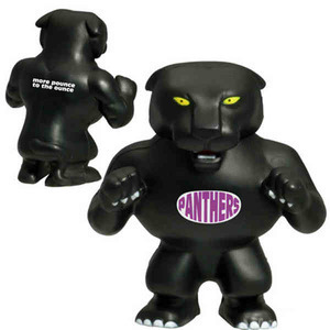 Panther Mascot Stress Relievers, Custom Printed With Your Logo!