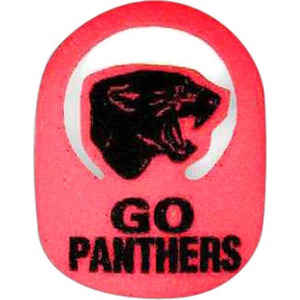 Panther Mascot Visors, Custom Imprinted With Your Logo!