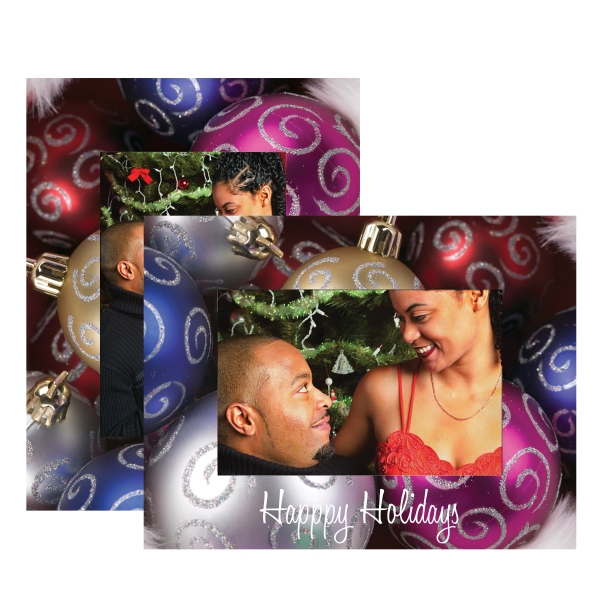 Christmas Paper Picture Frames, Custom Decorated With Your Logo!
