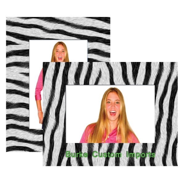 Zebra Paper Picture Frames, Customized With Your Logo!