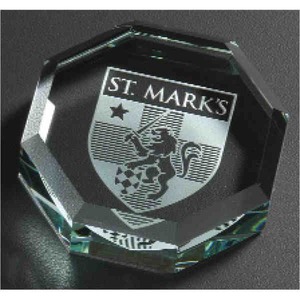 Octagon Shaped Paperweights, Custom Printed With Your Logo!