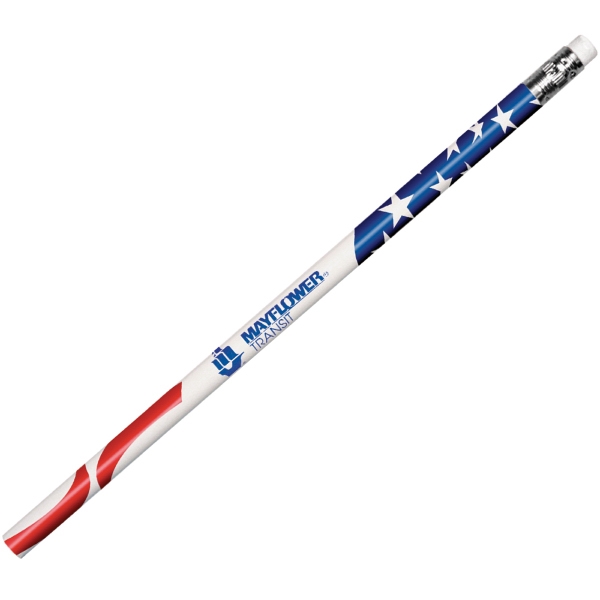Patriotic Themed Pencils, Custom Made With Your Logo!