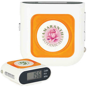 Pedometers with Safety Protective Alarms, Custom Imprinted With Your Logo!