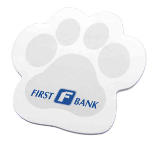 Pet Paw Shaped Note Pads, Custom Imprinted With Your Logo!