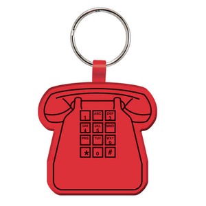 Phone Shaped Key Tags, Custom Printed With Your Logo!
