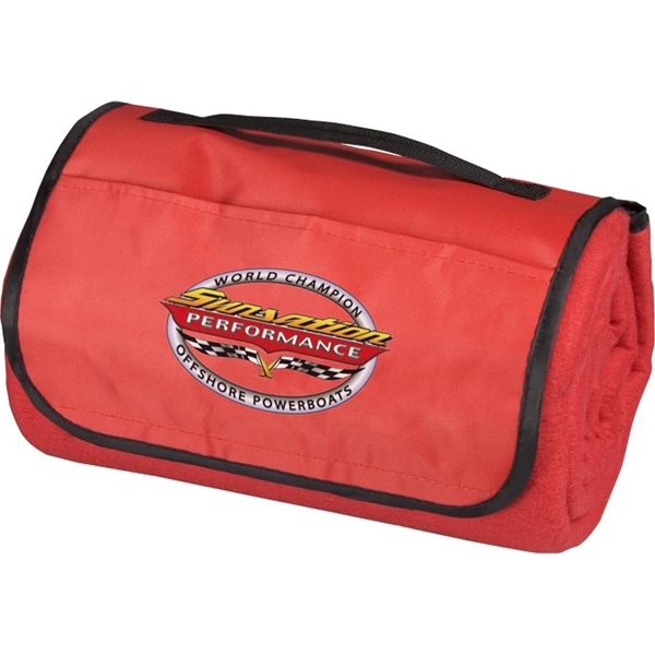 Custom Printed Canadian Manufactured Solid Picnic Blankets