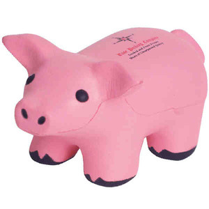 Pig Stress Relievers, Personalized With Your Logo!
