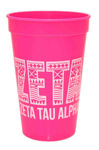Pink Color Stadium Cups, Custom Designed With Your Logo!