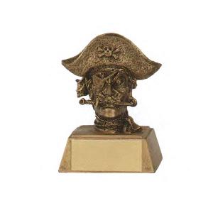 Pirate Mascot Awards, Custom Engraved With Your Logo!